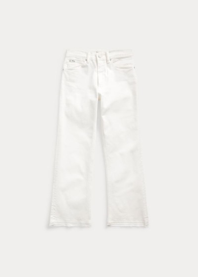 Jeans Polo Ralph Lauren Mujer Blancos - Laight Cropped Flare - IBQKL4865